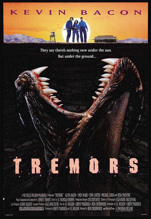 Tremors (1990) Дрожь земли, постер