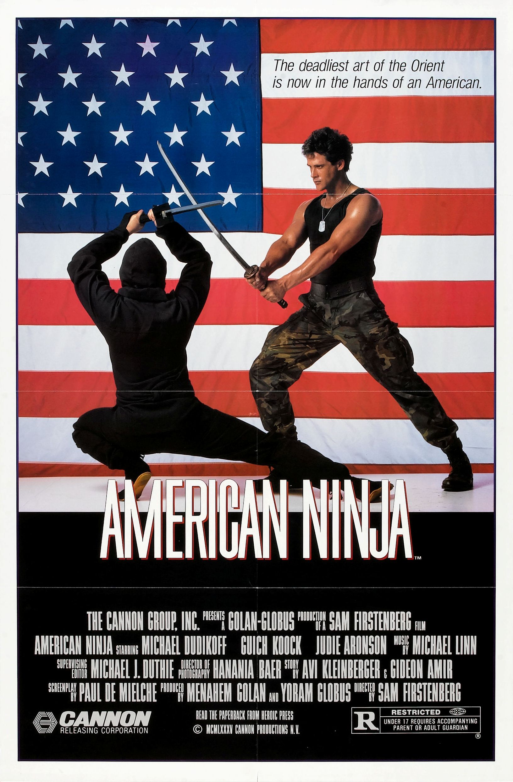Американский ниндзя - оригинальный постер